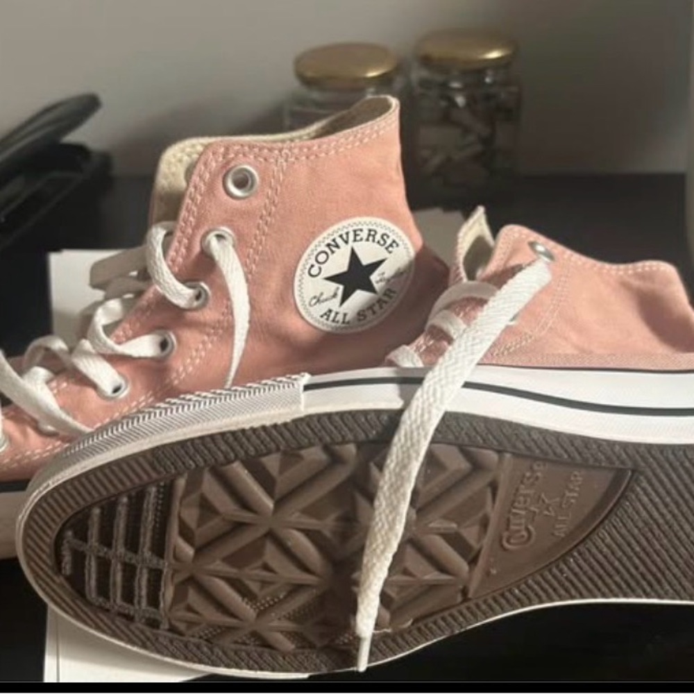 Converse Kids Peach High-Top Sneakers